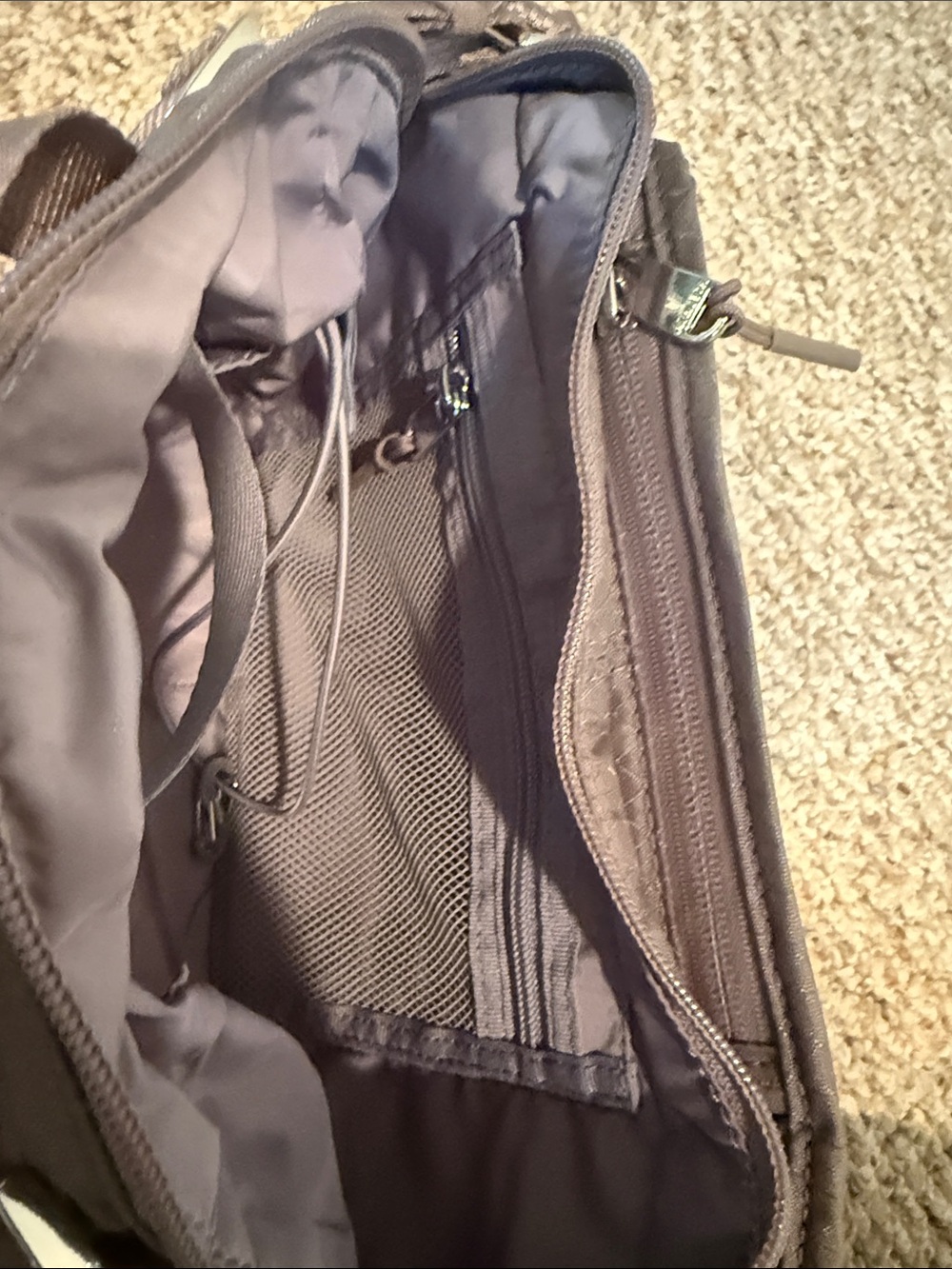 Athleta Pewter Crossbody Sling Bag - Picture 5 of 7